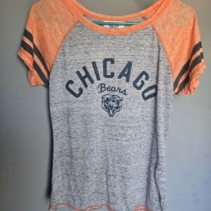 Chicago Bears Orange and Gray T-Shirt